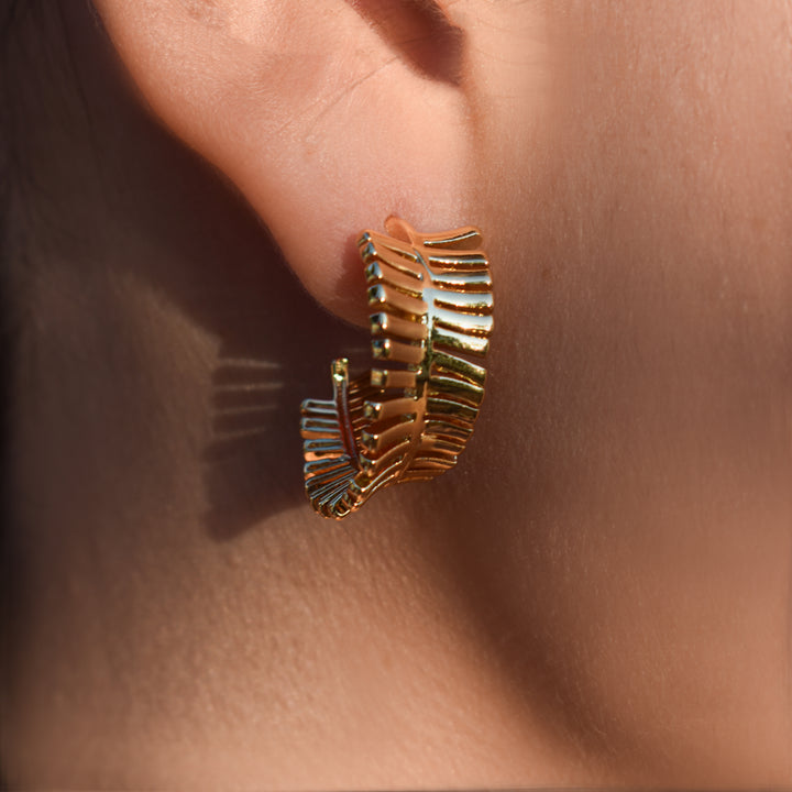 Plume earring